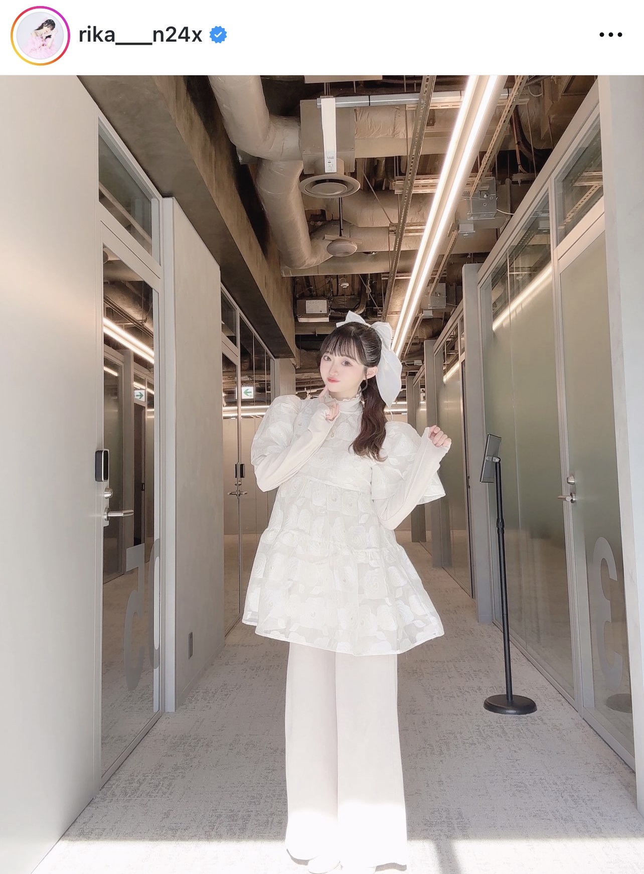 中井りかのインスタグラムから