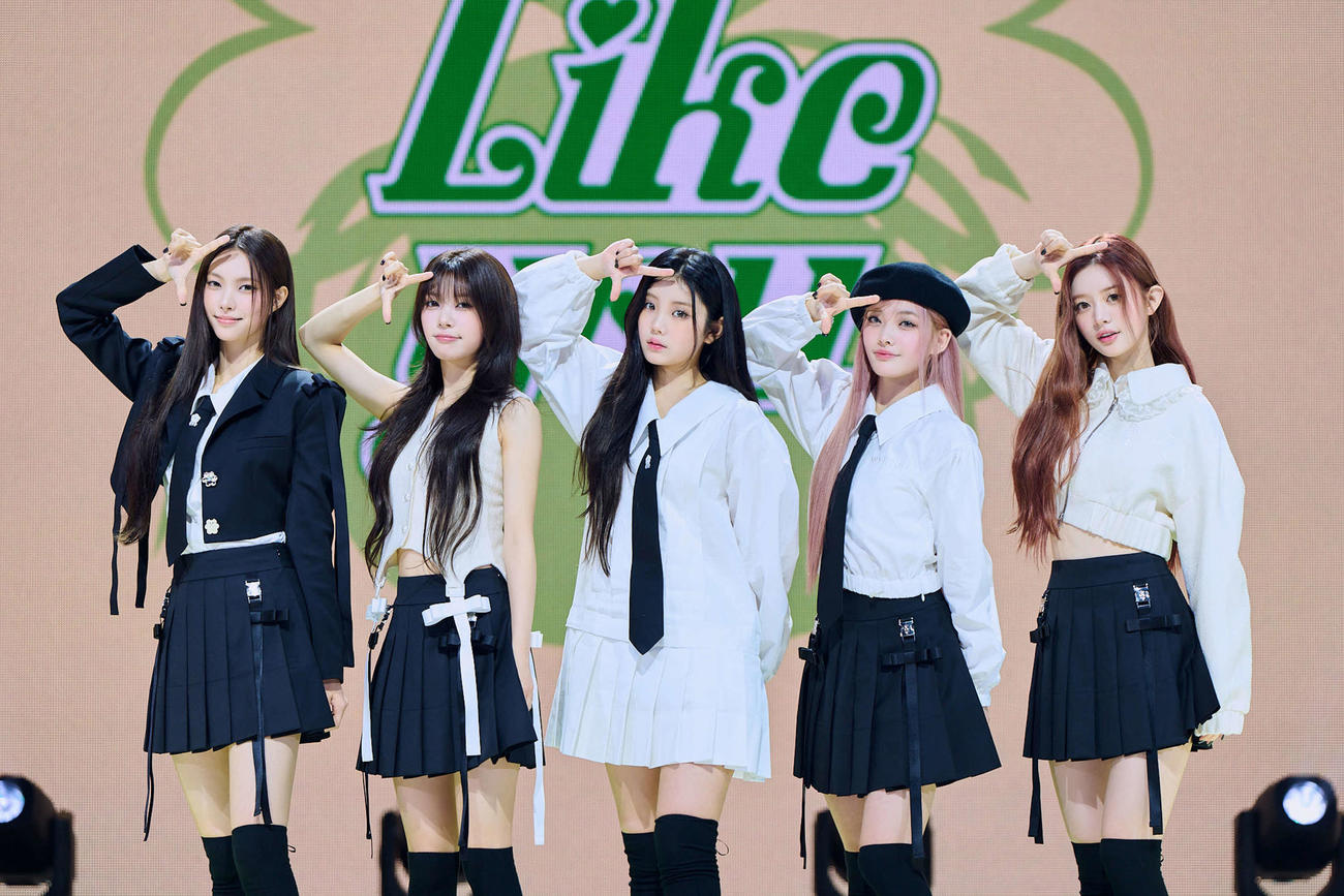 ミニアルバム「I，LL LIKE YOU」の発売記念ショーケースを韓国で行ったILLIT（(P)＆(C)BELIFT LAB Inc.）