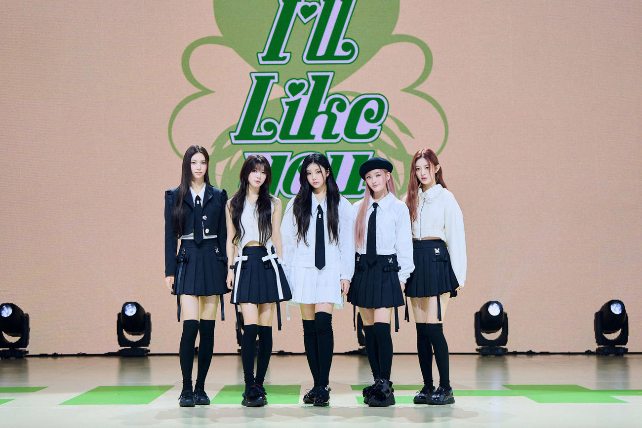 ミニアルバム「I，LL LIKE YOU」の発売記念ショーケースを韓国で行ったILLIT（(P)＆(C)BELIFT LAB Inc.）