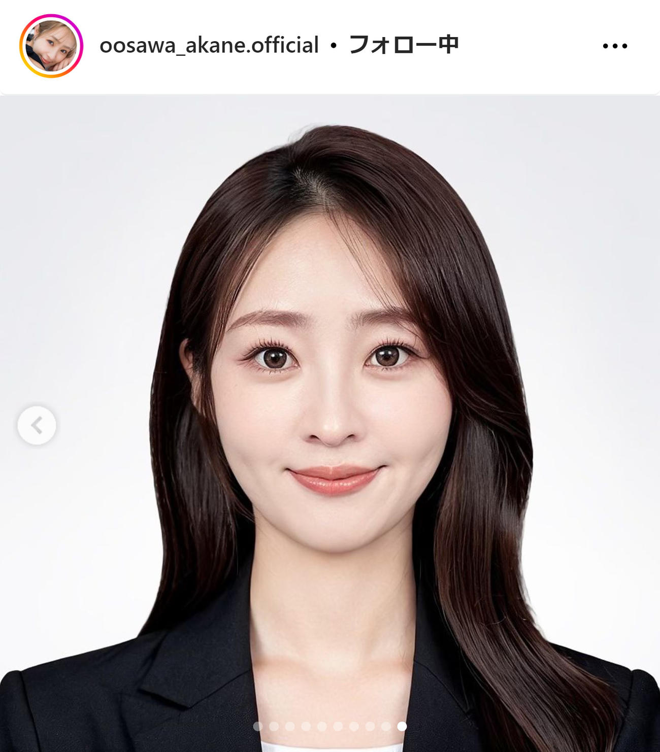 大沢あかねのインスタグラムから