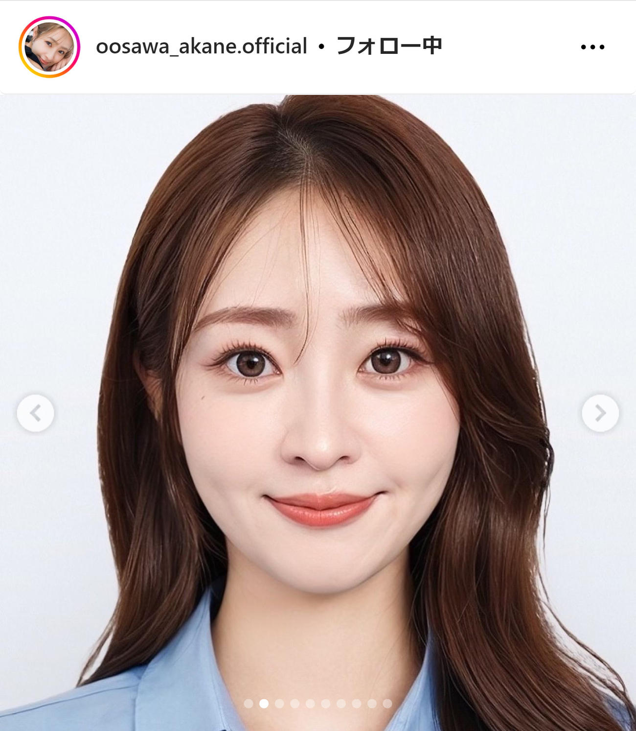 大沢あかねのインスタグラムから