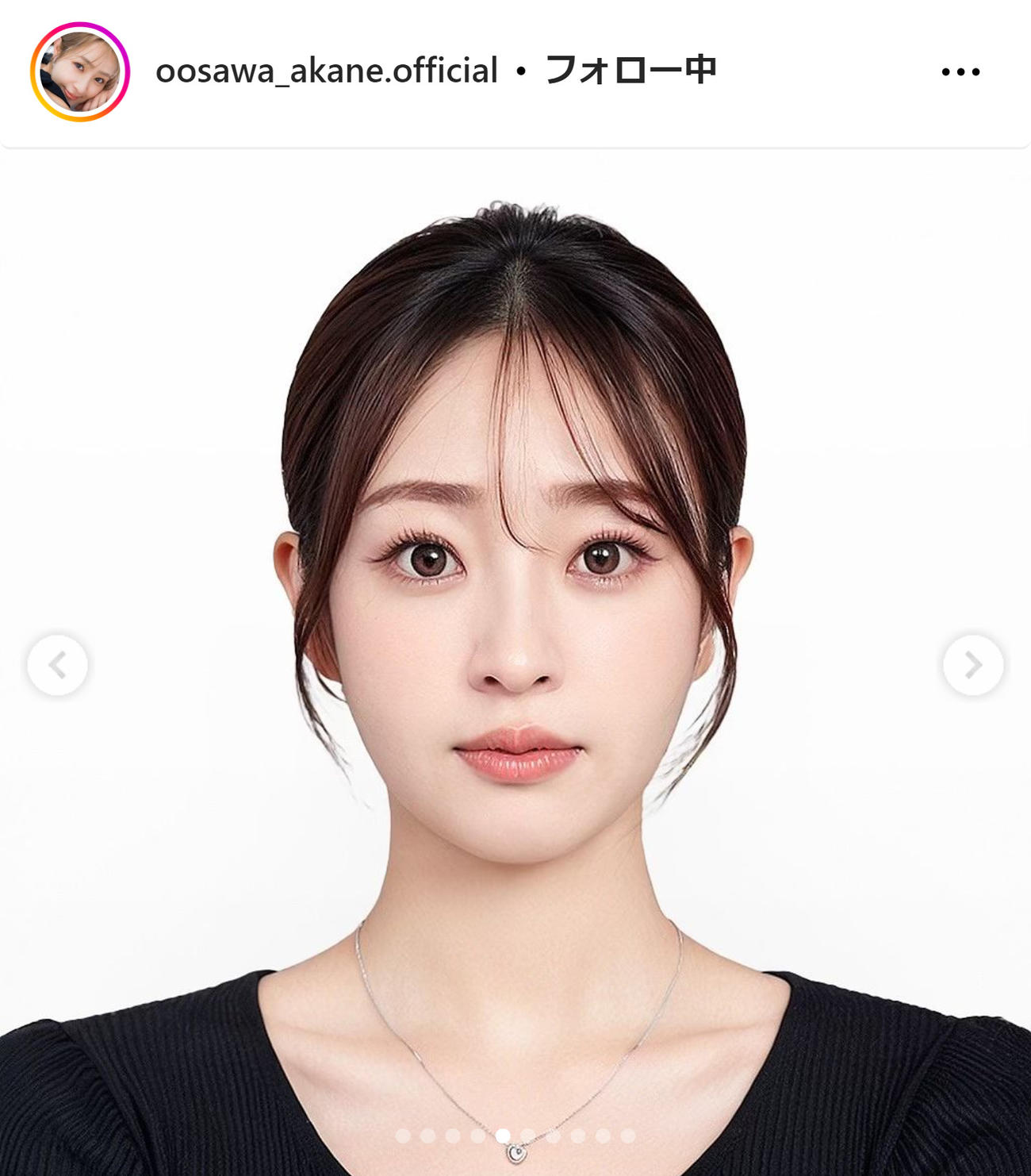 大沢あかねのインスタグラムから