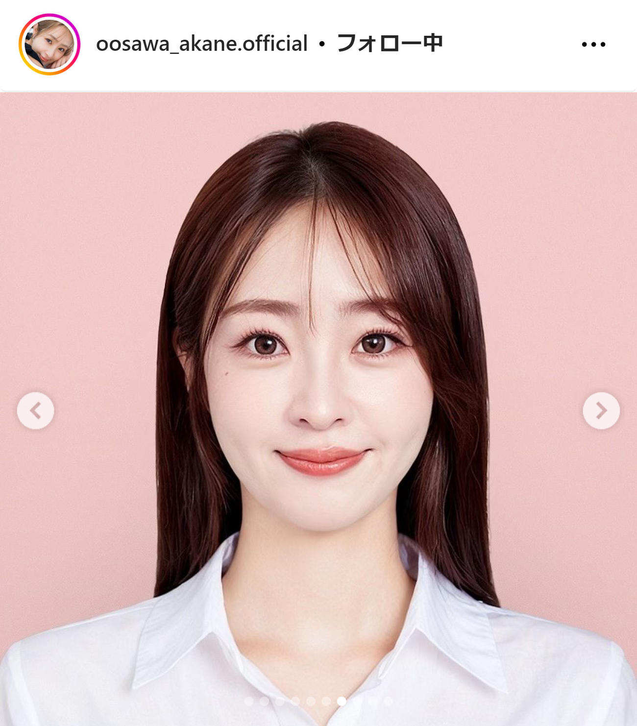 大沢あかねのインスタグラムから