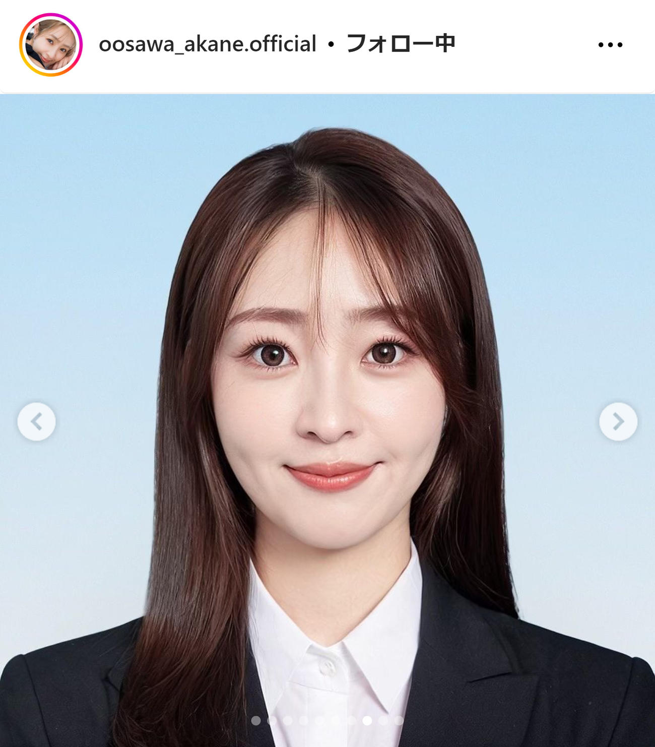 大沢あかねのインスタグラムから