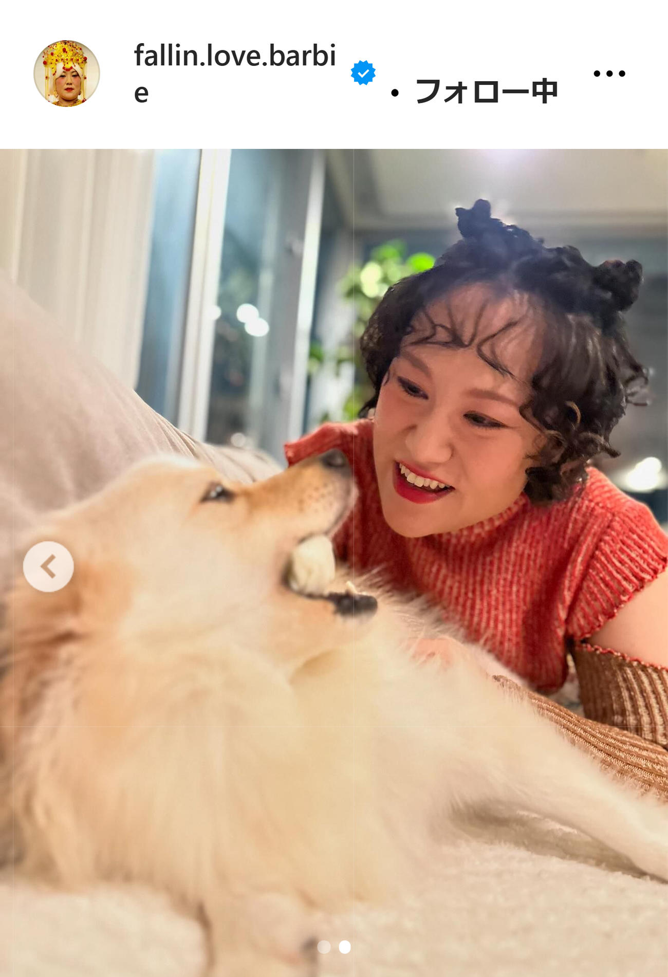 バービーのインスタグラムから