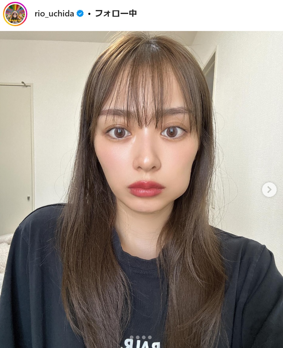 内田理央のインスタグラムから