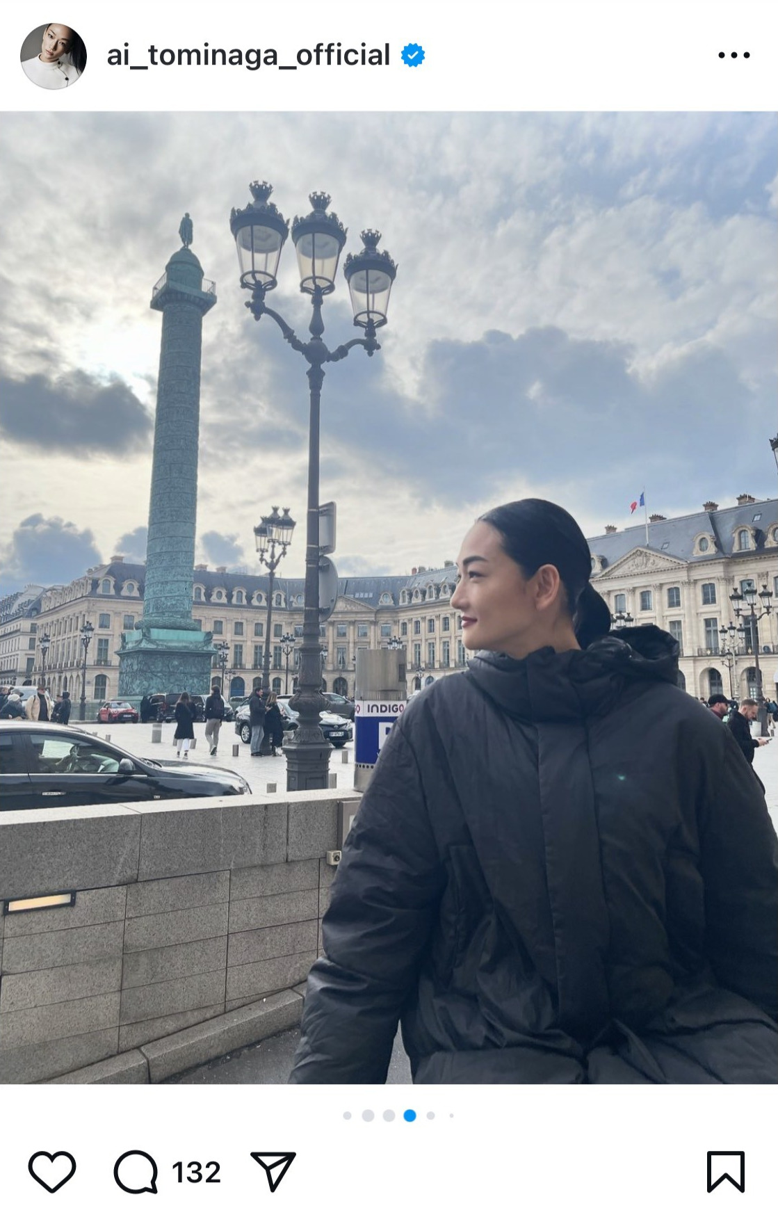 冨永愛のインスタグラムから