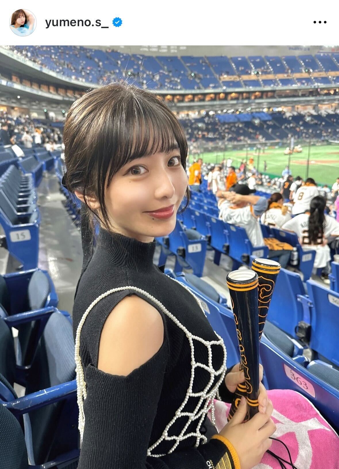 白戸ゆめののインスタグラムから