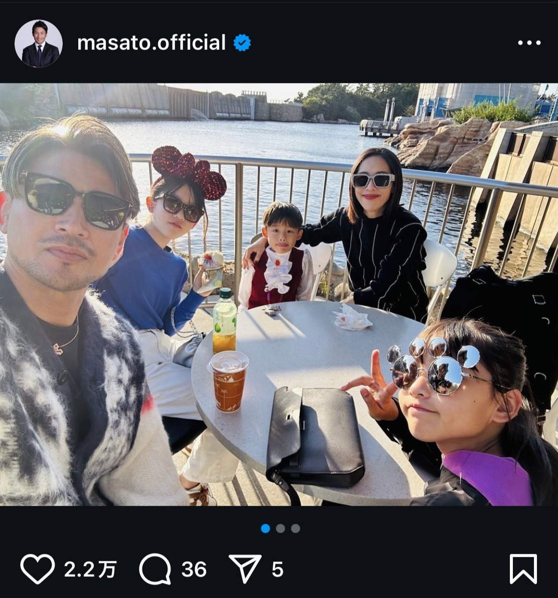 魔裟斗のインスタグラムから