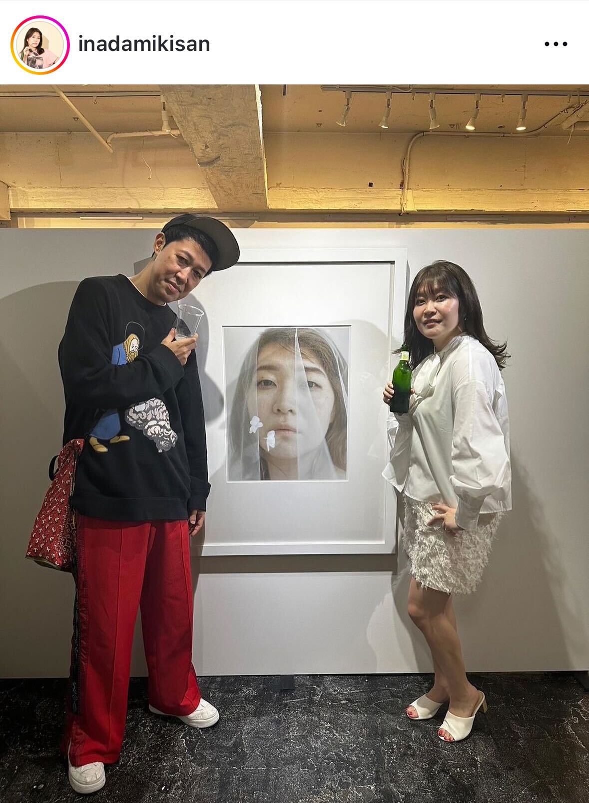 紅しょうが稲田美紀のインスタグラムから
