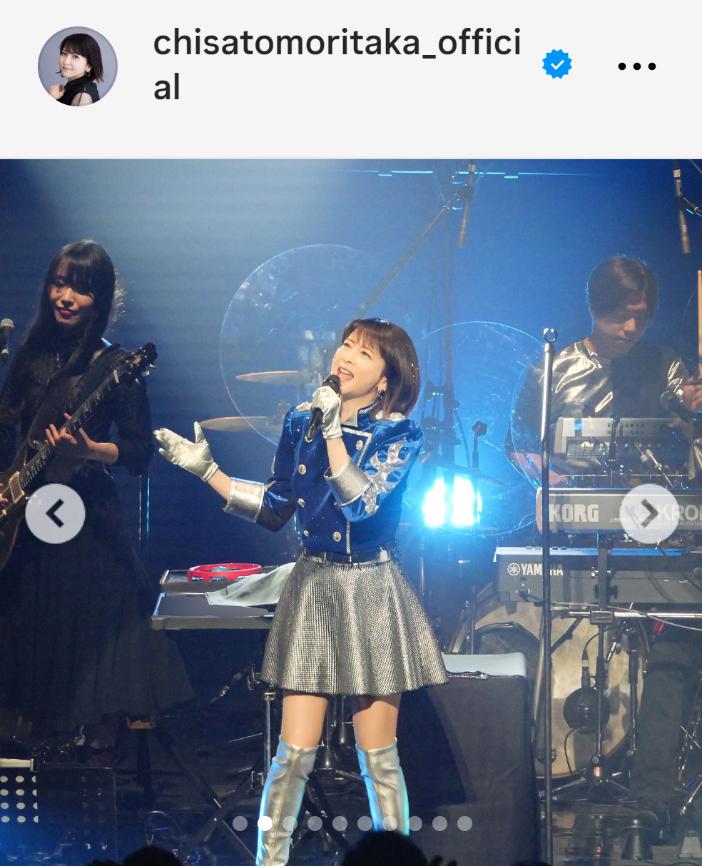 森高千里のインスタグラムから