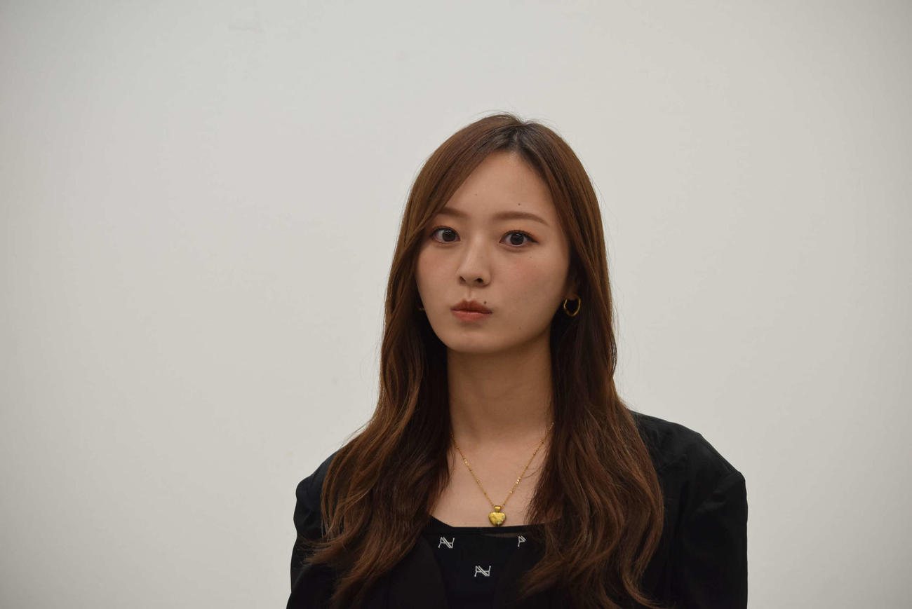 ドラマ「デスゲームで待ってる」に出演する乃木坂46梅澤美波（撮影・阪口孝志）