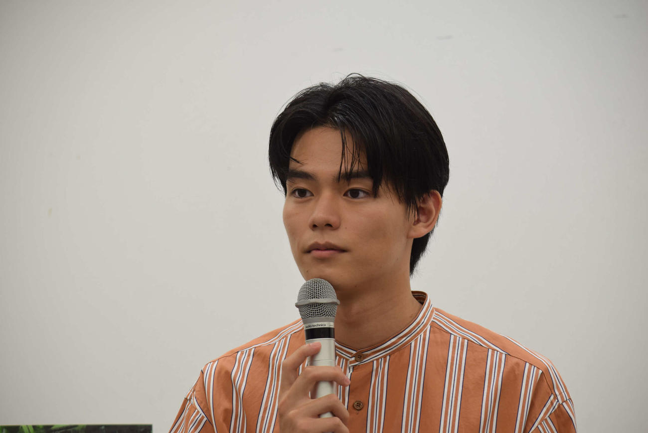 ドラマ「デスゲームで待ってる」で主演を務める日向亘（撮影・阪口孝志）
