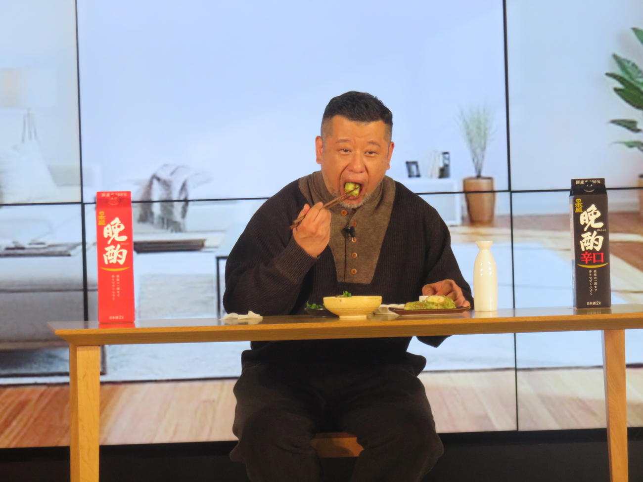 日本盛「至高の『晩酌』体験会」に出席したケンドーコバヤシ
