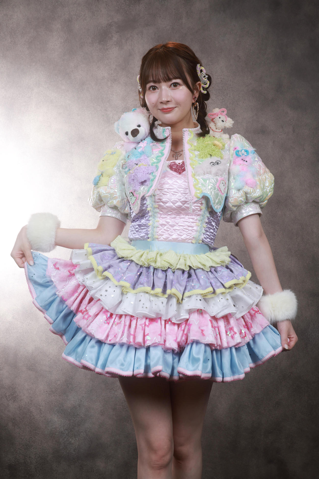 1stアルバム「Believer」への思いを語った江籠裕奈（撮影・中島郁夫）