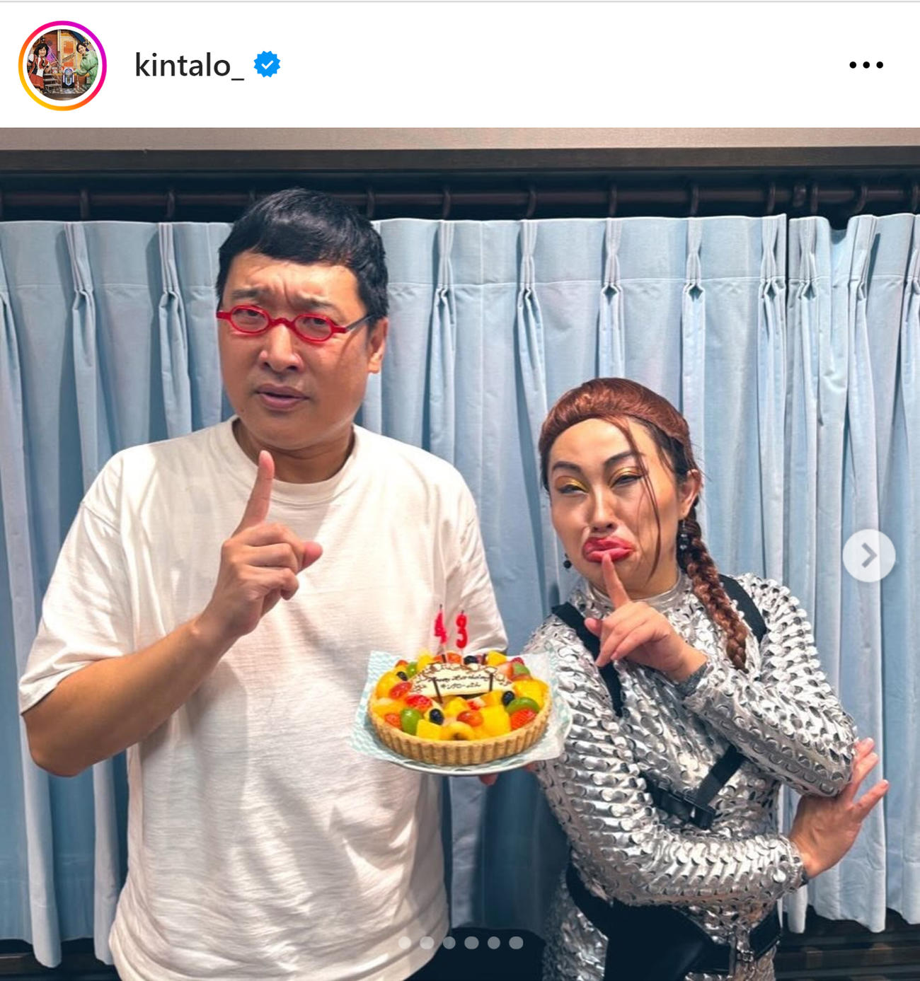 キンタロー。のインスタグラムから