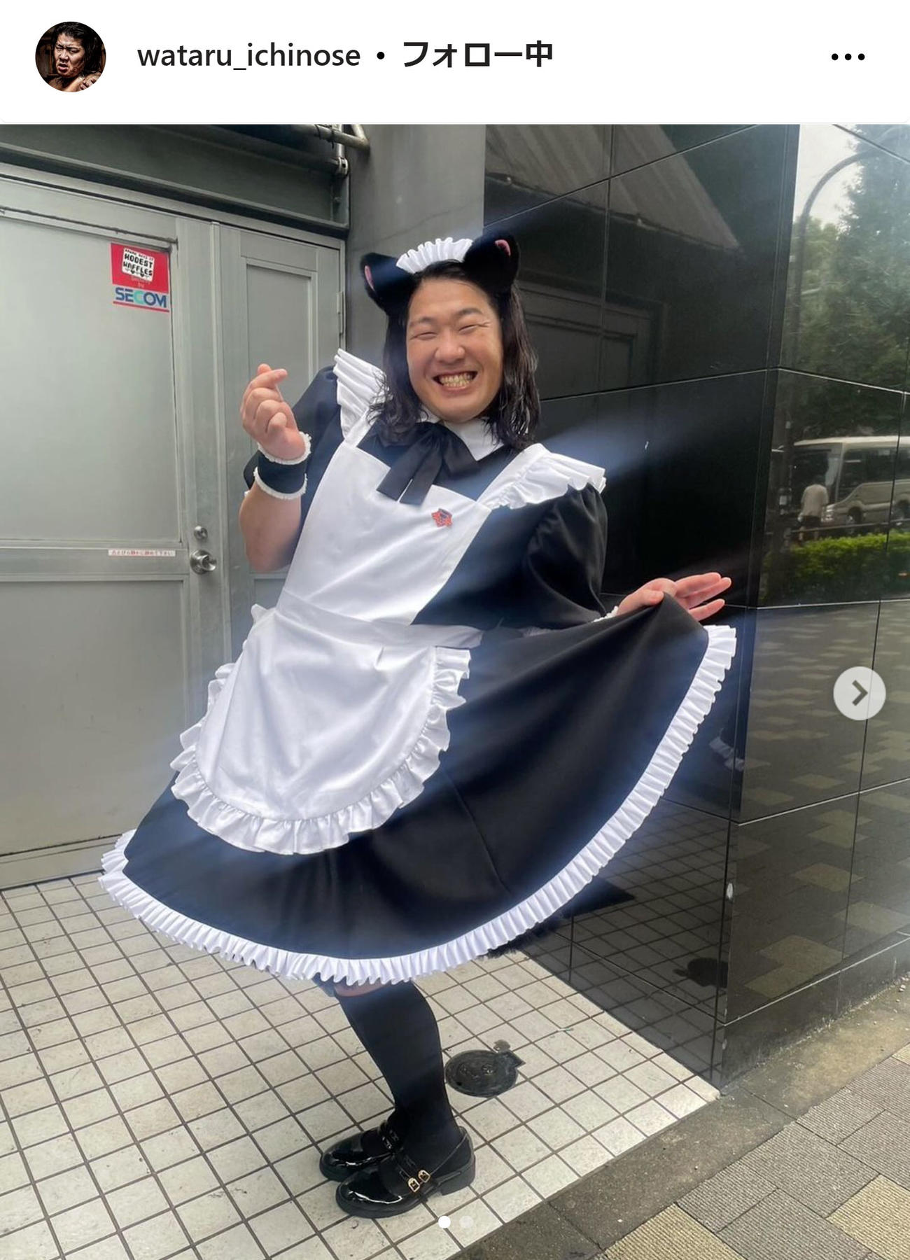 一ノ瀬ワタルのインスタグラムから