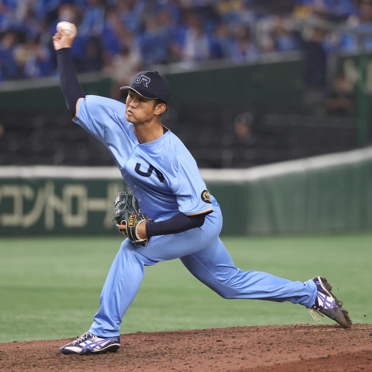 江原雅裕投手（24年7月撮影）