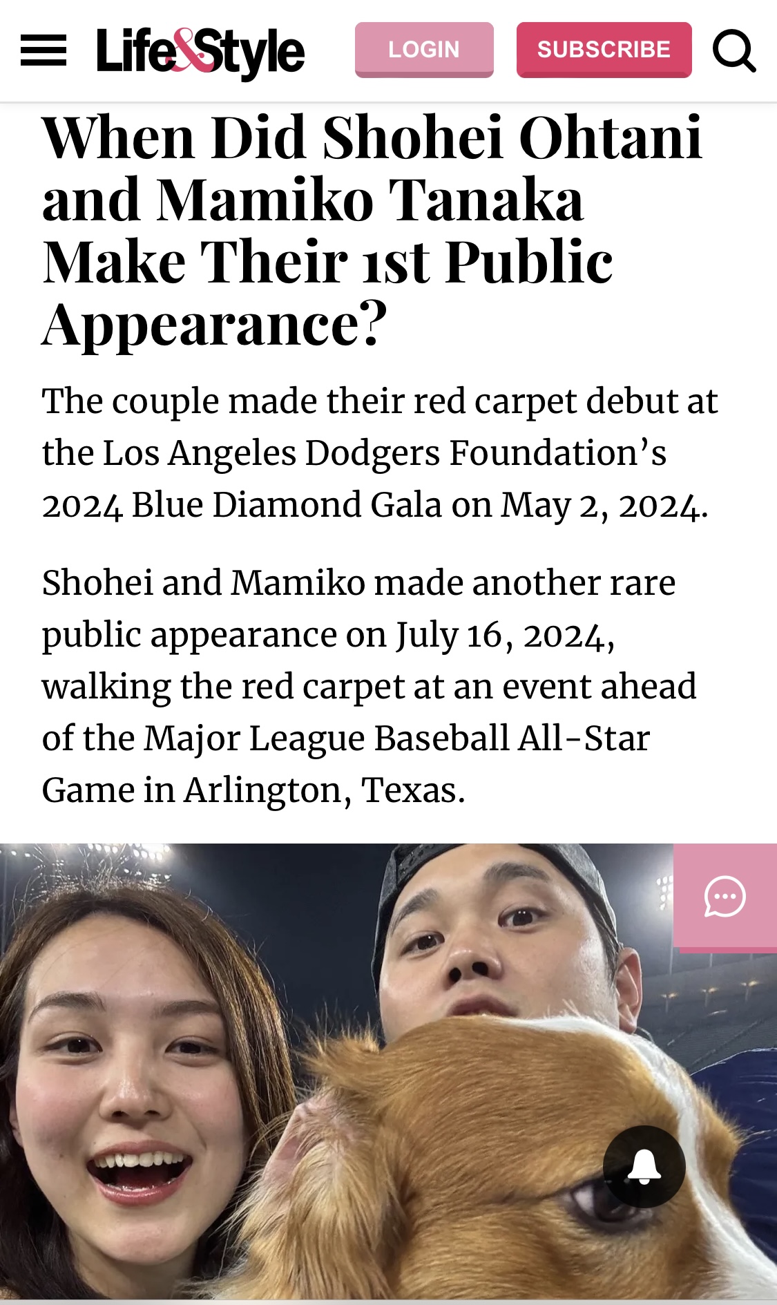 ライフ＆スタイルのホームページから