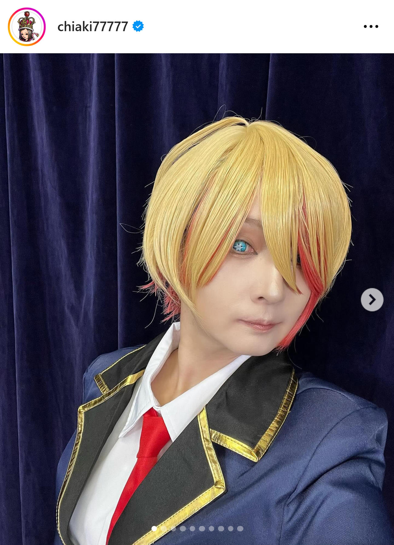 千秋のインスタグラムから