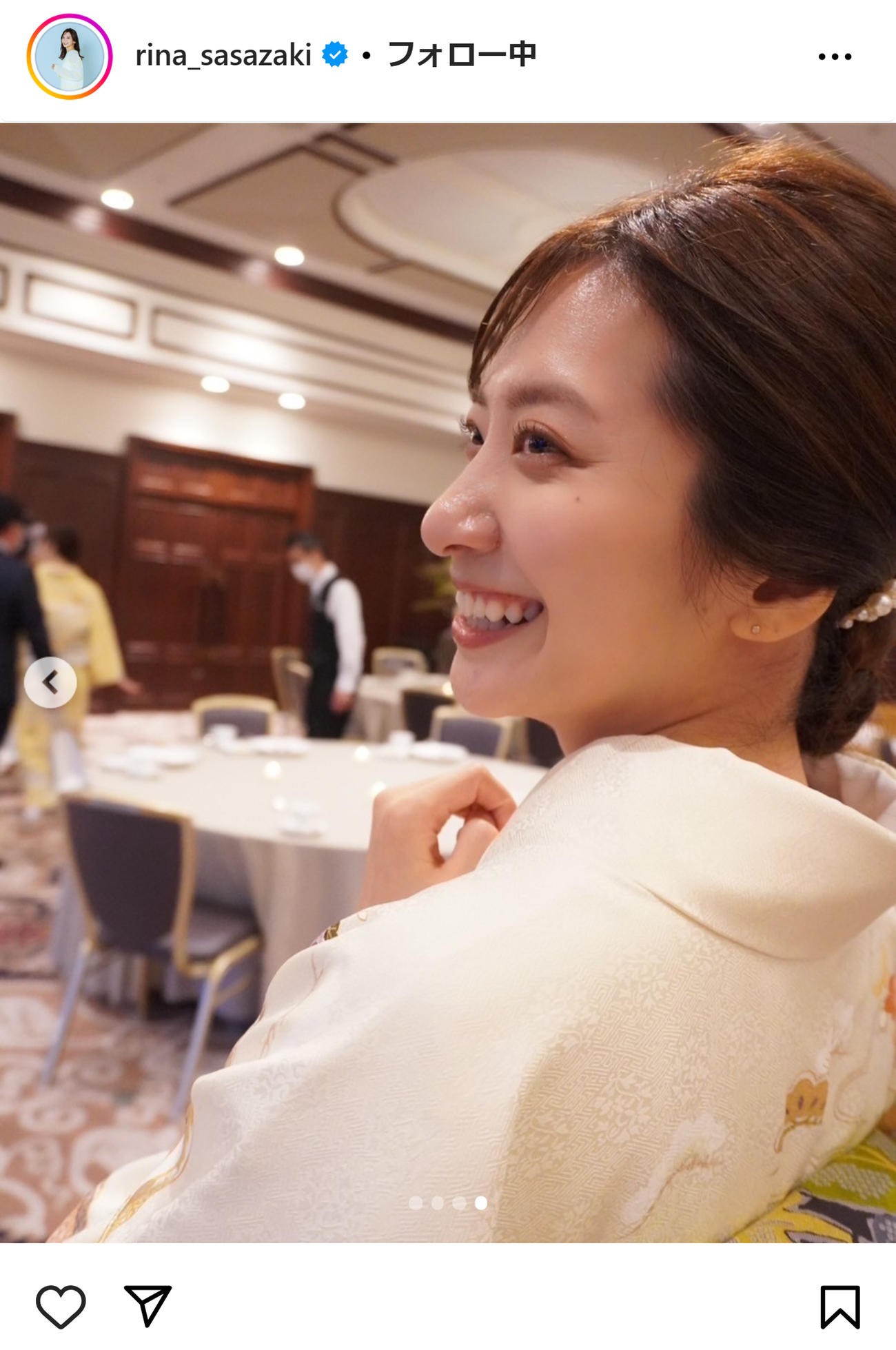 笹崎里菜のインスタグラムから