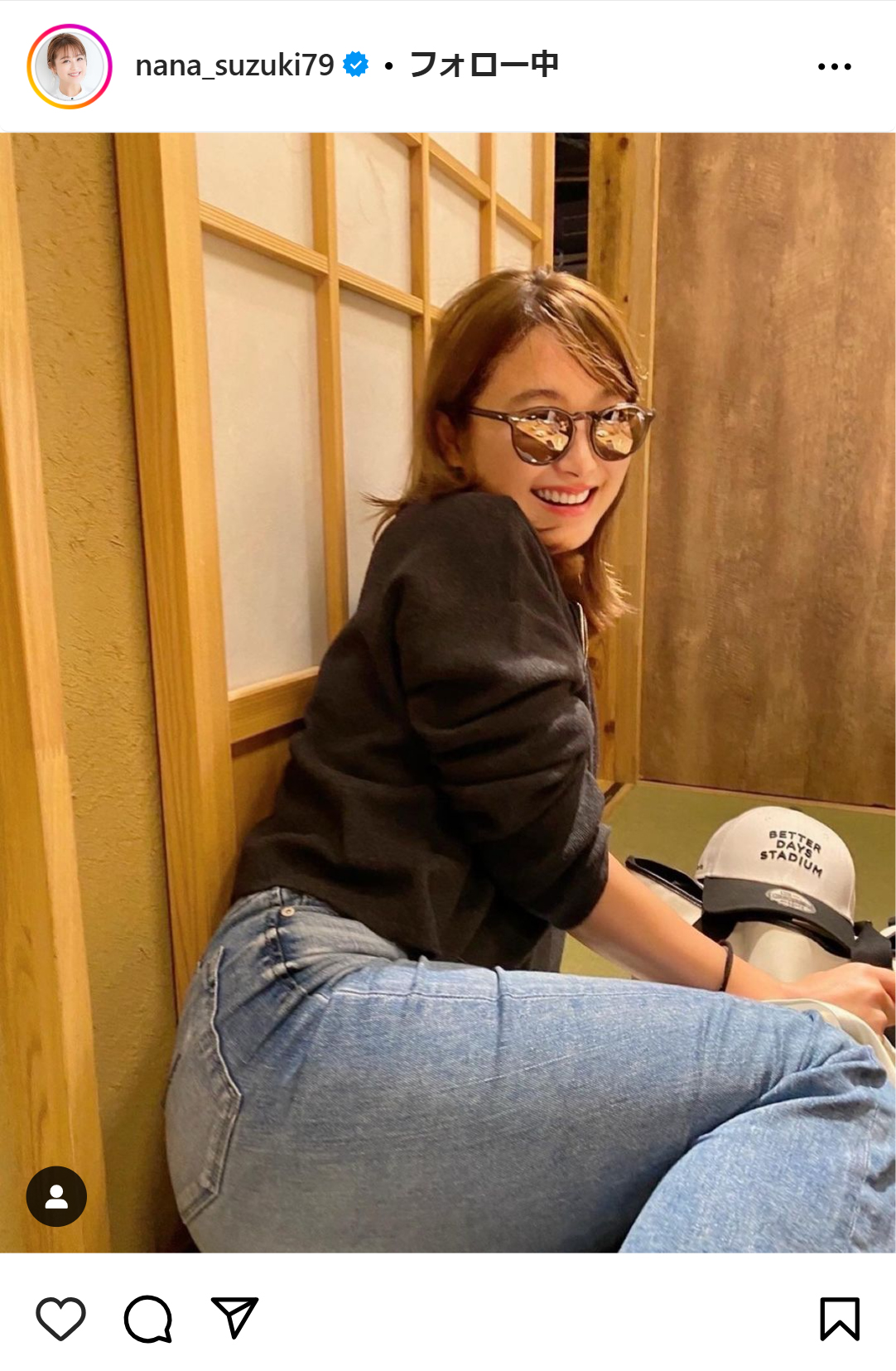 鈴木奈々のインスタグラムから
