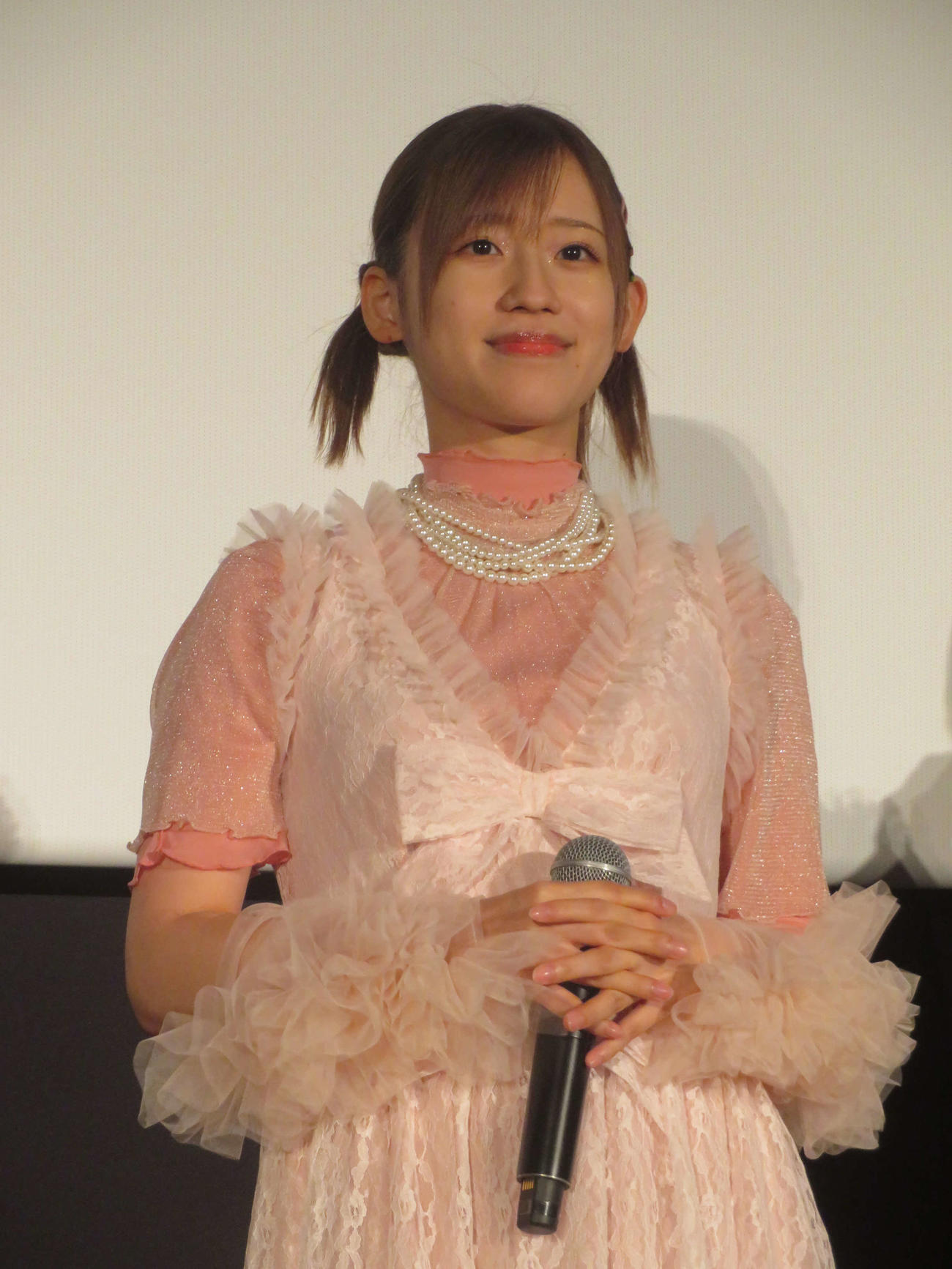 劇場アニメ「がんばっていきまっしょい」公開記念舞台あいさつに出席した高橋李依