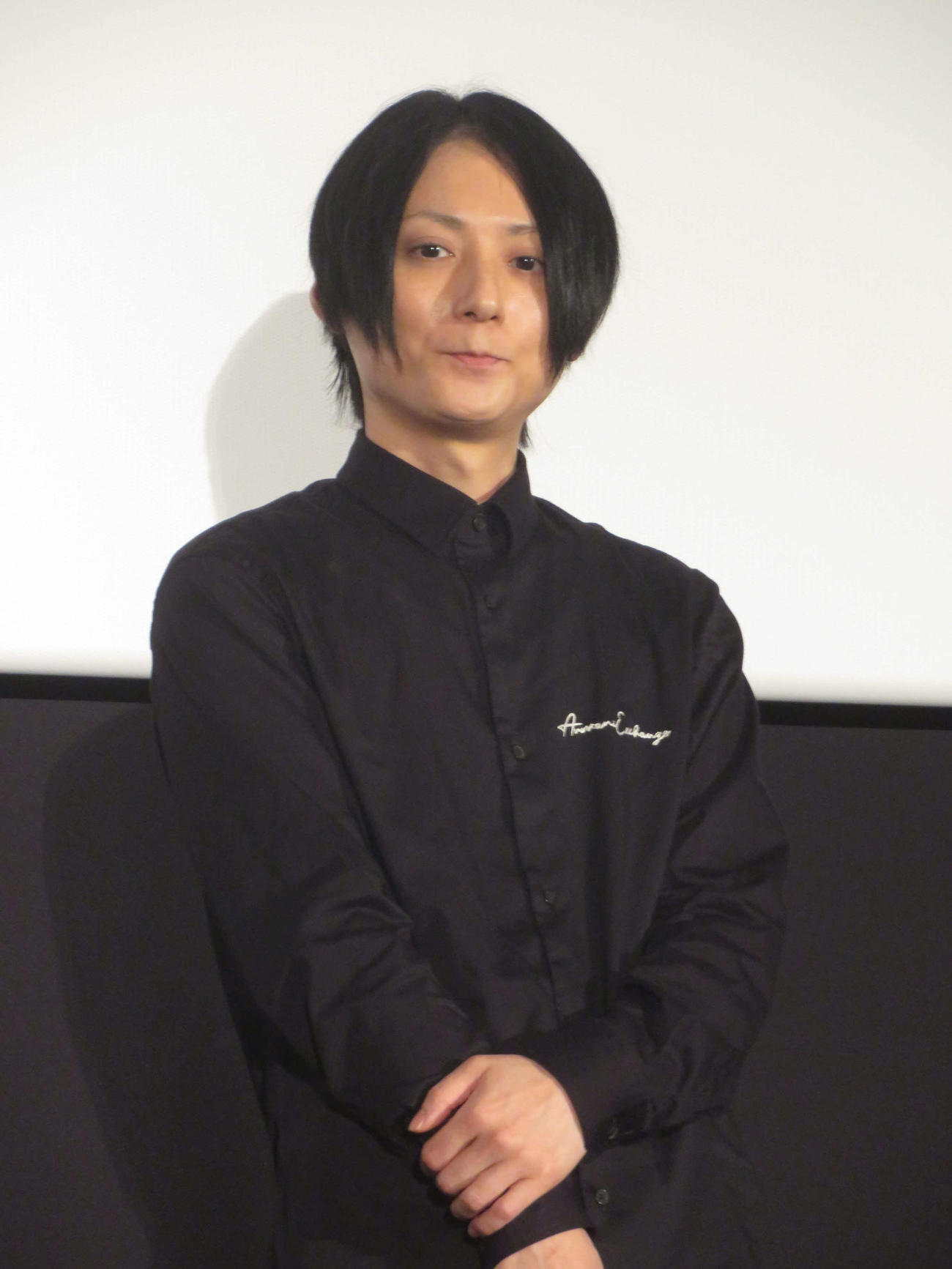 劇場アニメ「がんばっていきまっしょい」公開記念舞台あいさつに出席した櫻木優平監督