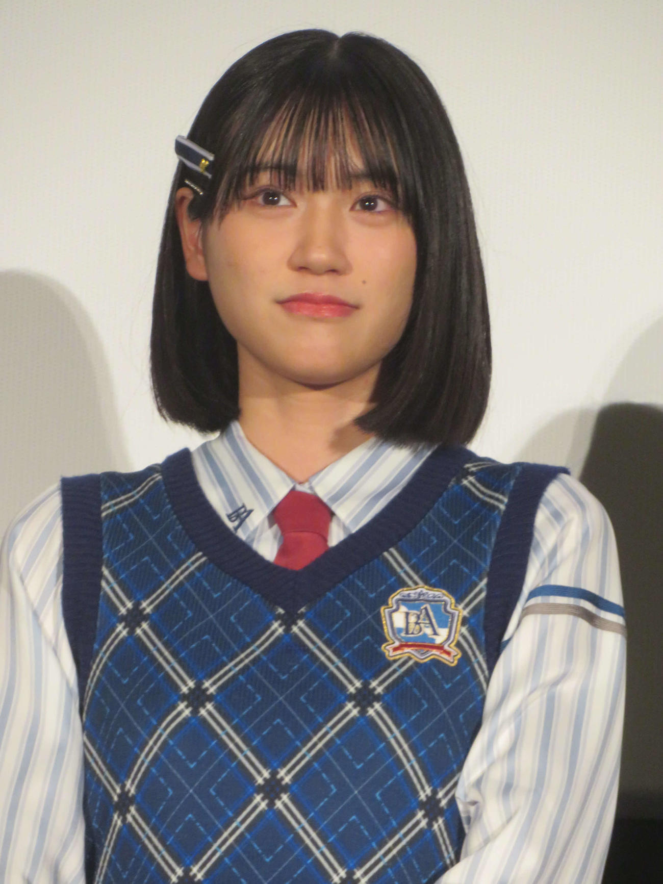 劇場アニメ「がんばっていきまっしょい」公開記念舞台あいさつに出席した柳堀花怜