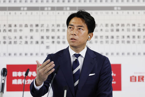 【衆院選】自民・小泉進次郎選対委員長、自身の進退は「結果を見届けたうえで判断する」と発言