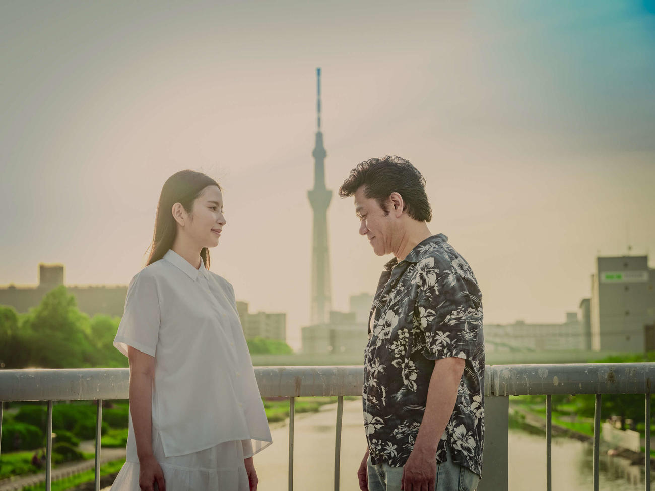 映画「Good Dreams」の場面写真。主演の渡辺隆二郎（右）とヒロインの松田有咲