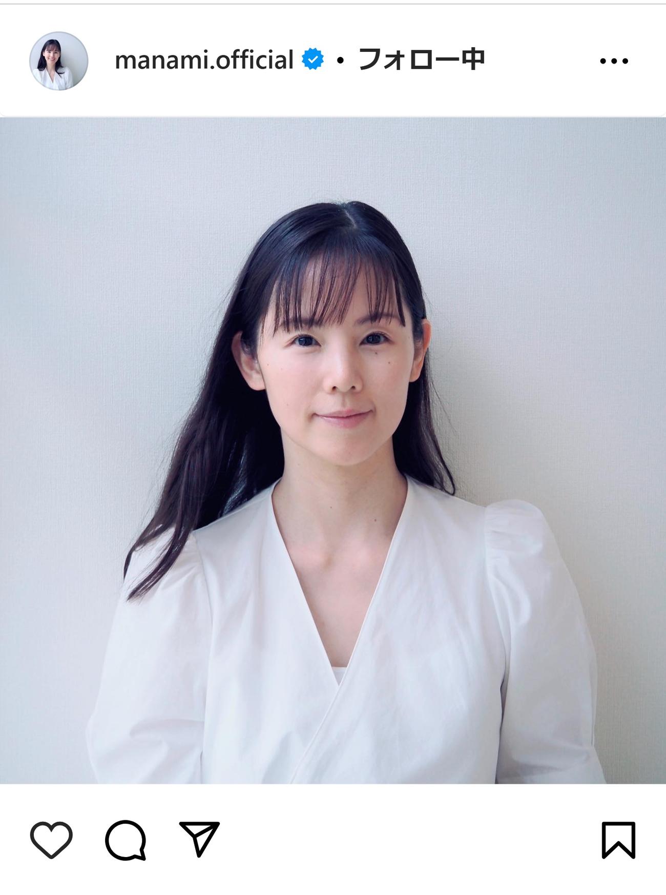 小西真奈美のインスタグラムから