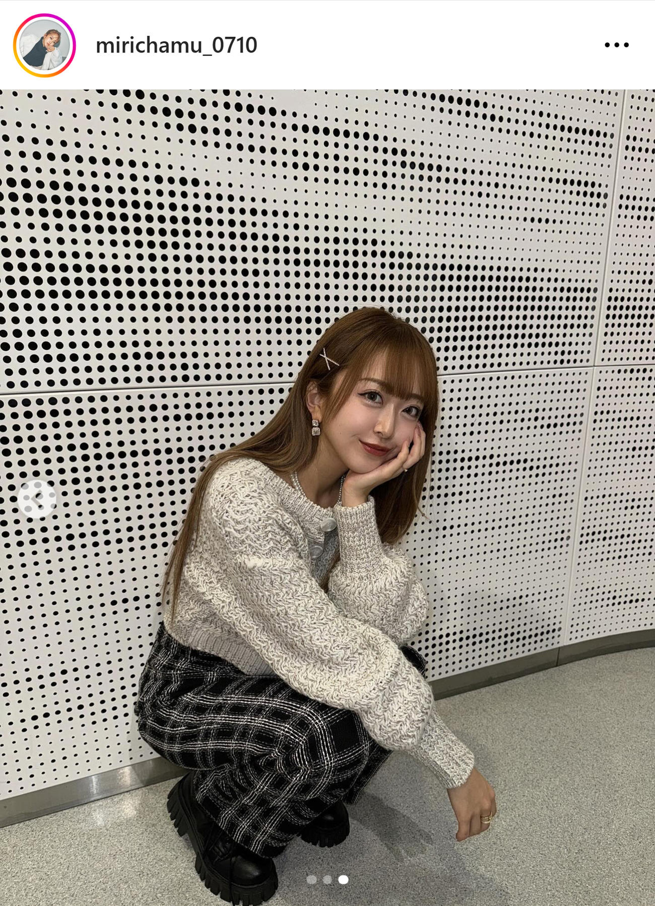 みりちゃむのインスタグラムから