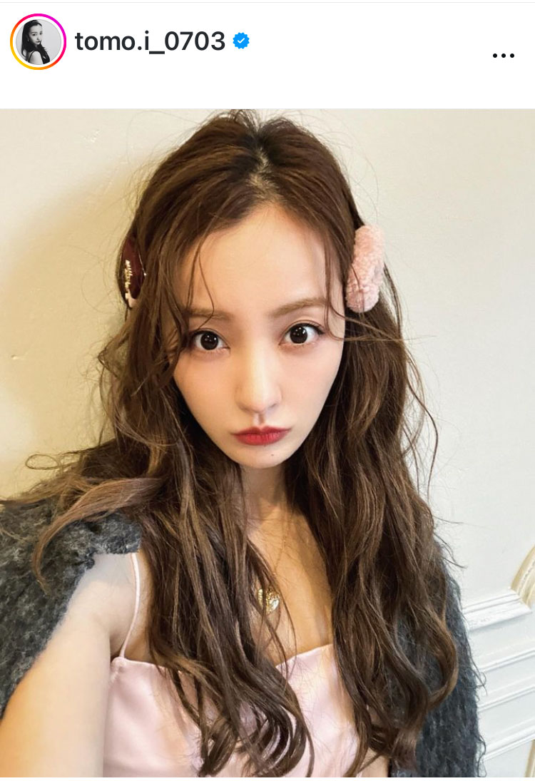 板野友美のインスタグラムから