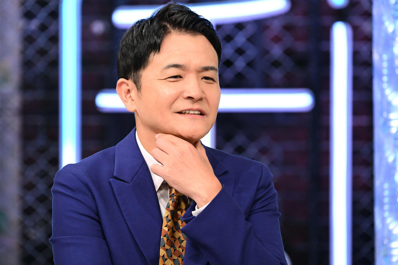 放送開始3周年を迎えた日本テレビ系「千鳥かまいたちアワー」の収録に臨む千鳥のノブ