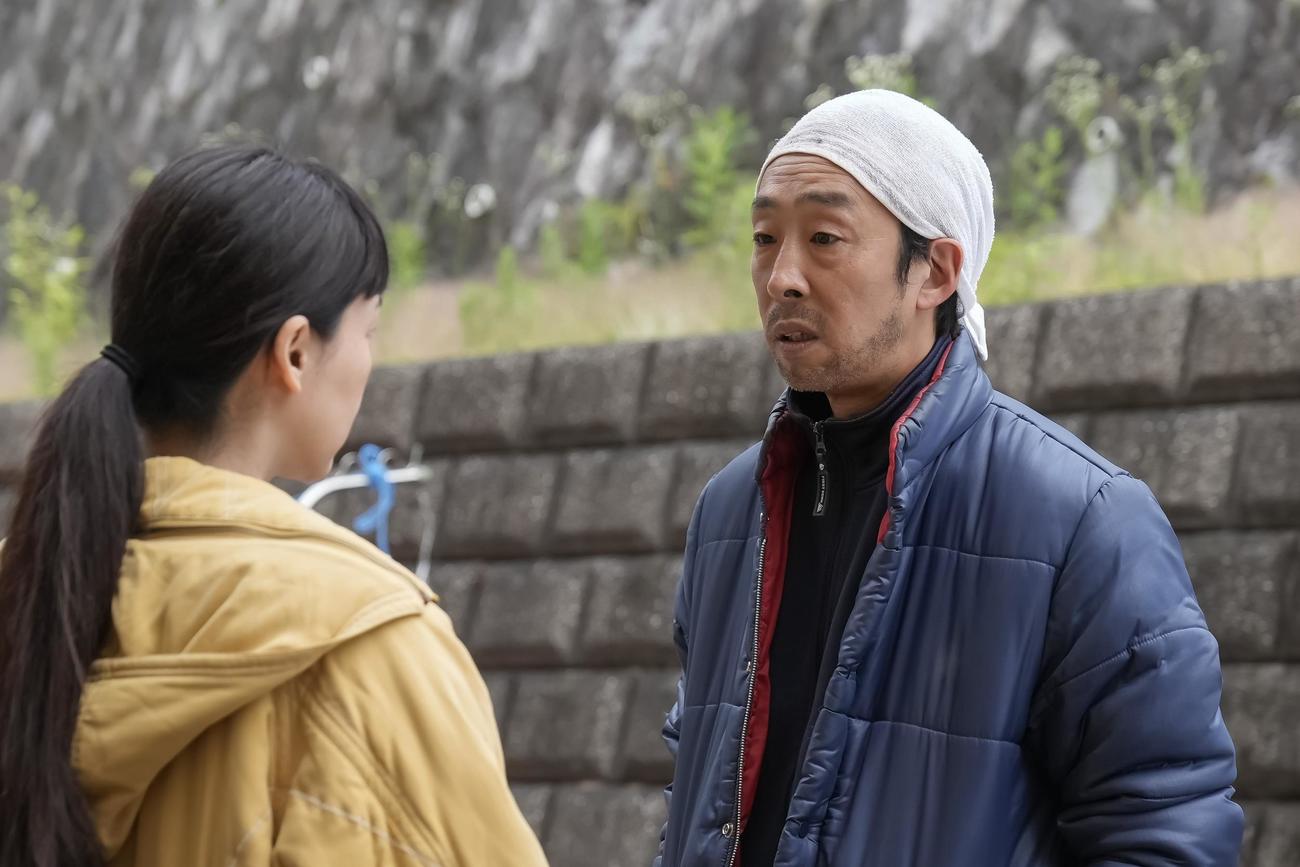 「おむすび」で、橋本環奈演じるヒロイン結の父聖人を演じる北村有起哉