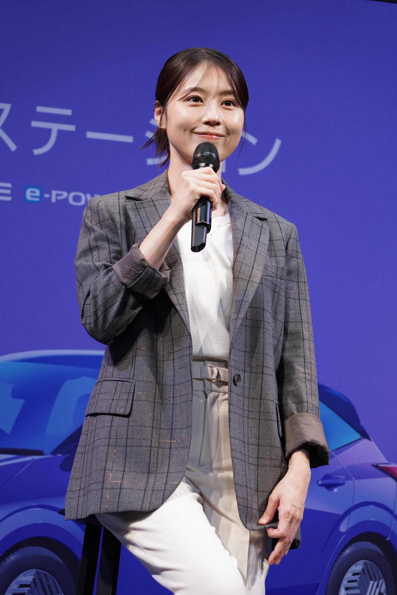 都内でトークショーを行う有村架純（撮影・中島郁夫）