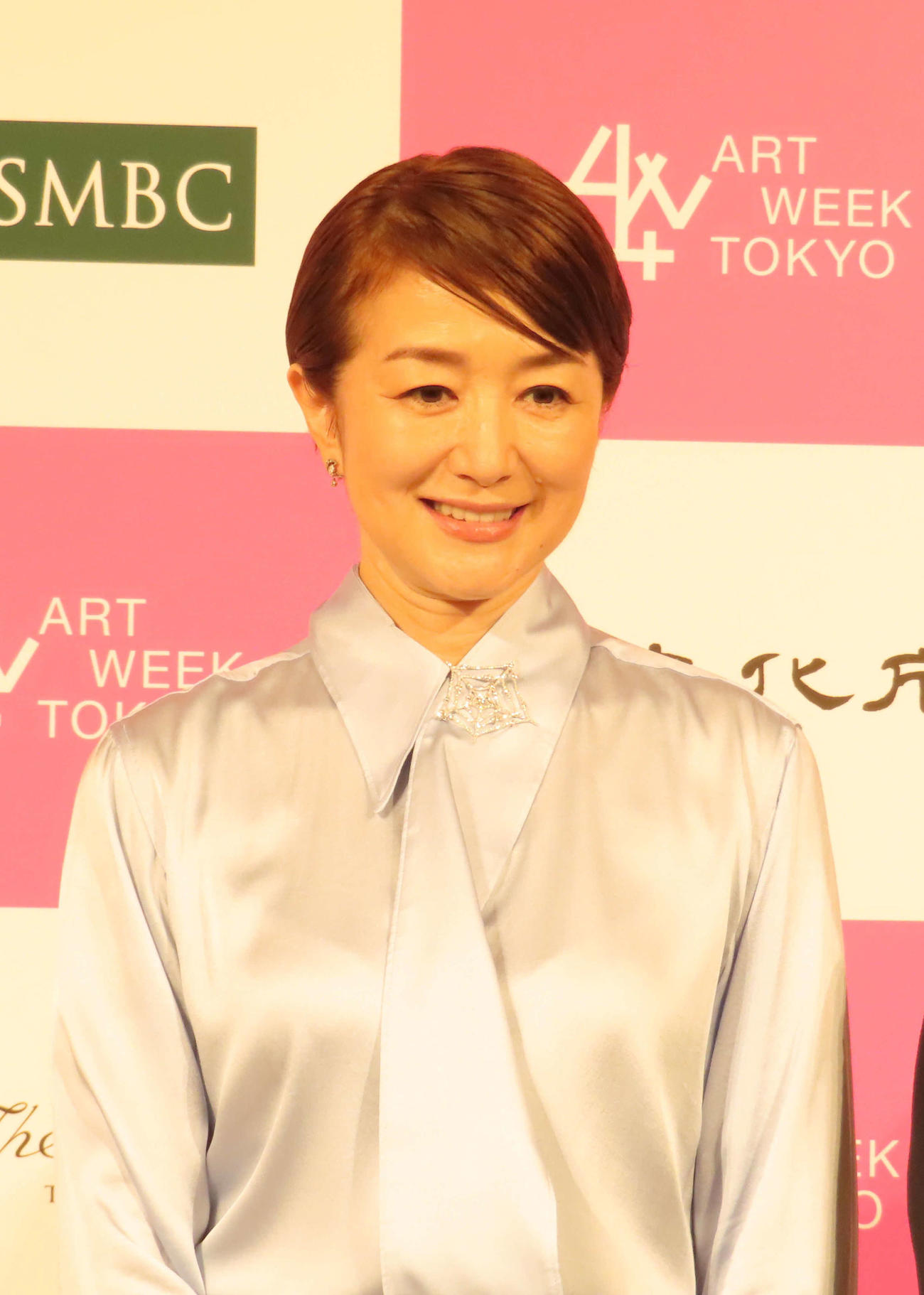 「アートウィーク東京」2024年記者発表会に出席した鈴木京香