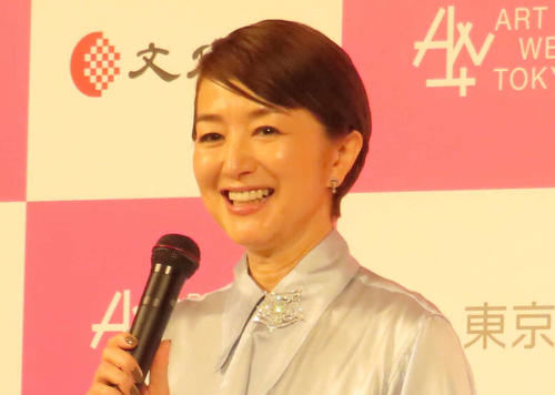 鈴木京香「興奮してきちゃった」アートウィーク東京アンバサダー就任でアート語り止まらず