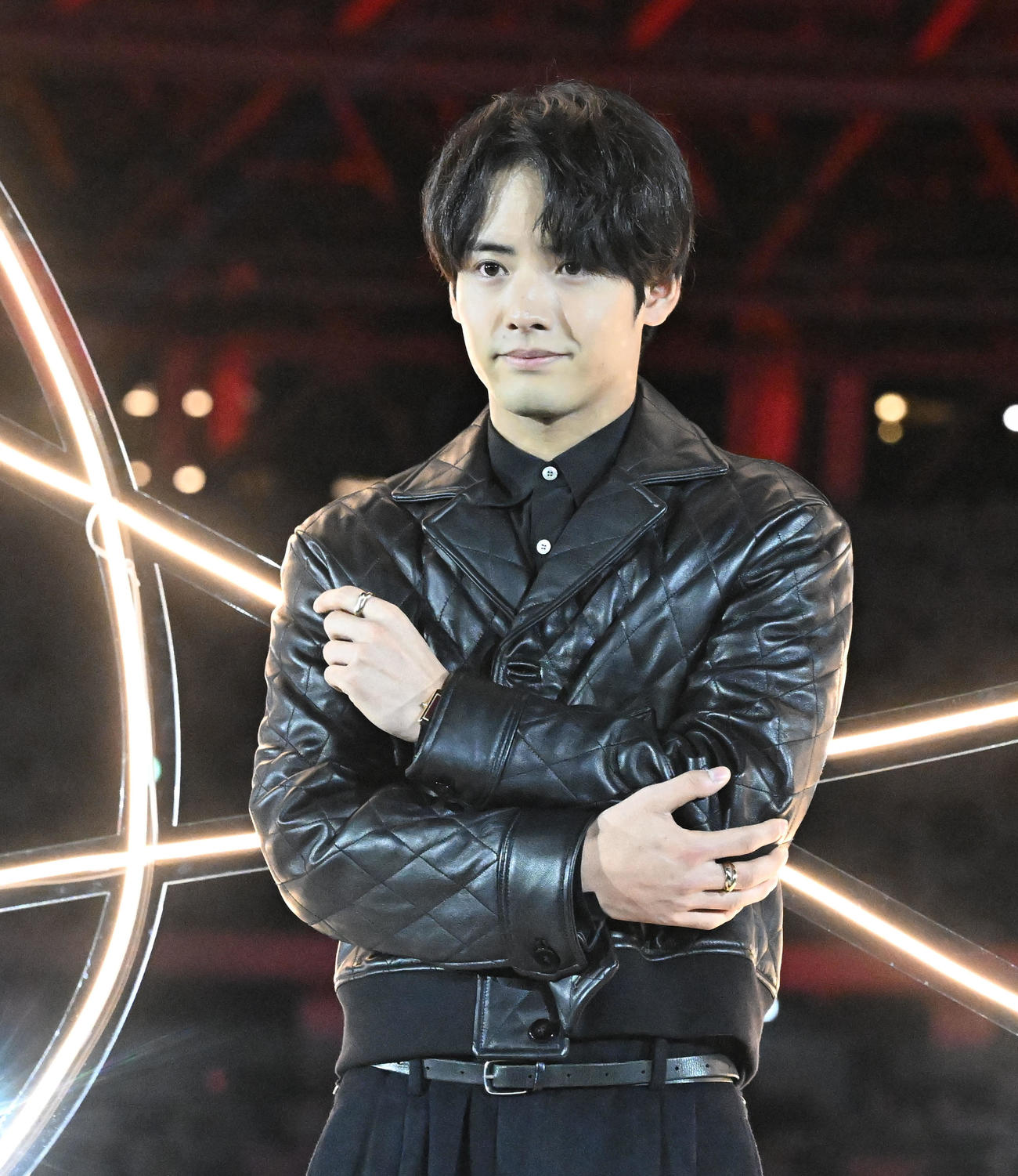 カルティエの「トリニティ」誕生100周年記念イベントに登場した赤楚衛二（撮影・千葉一成）