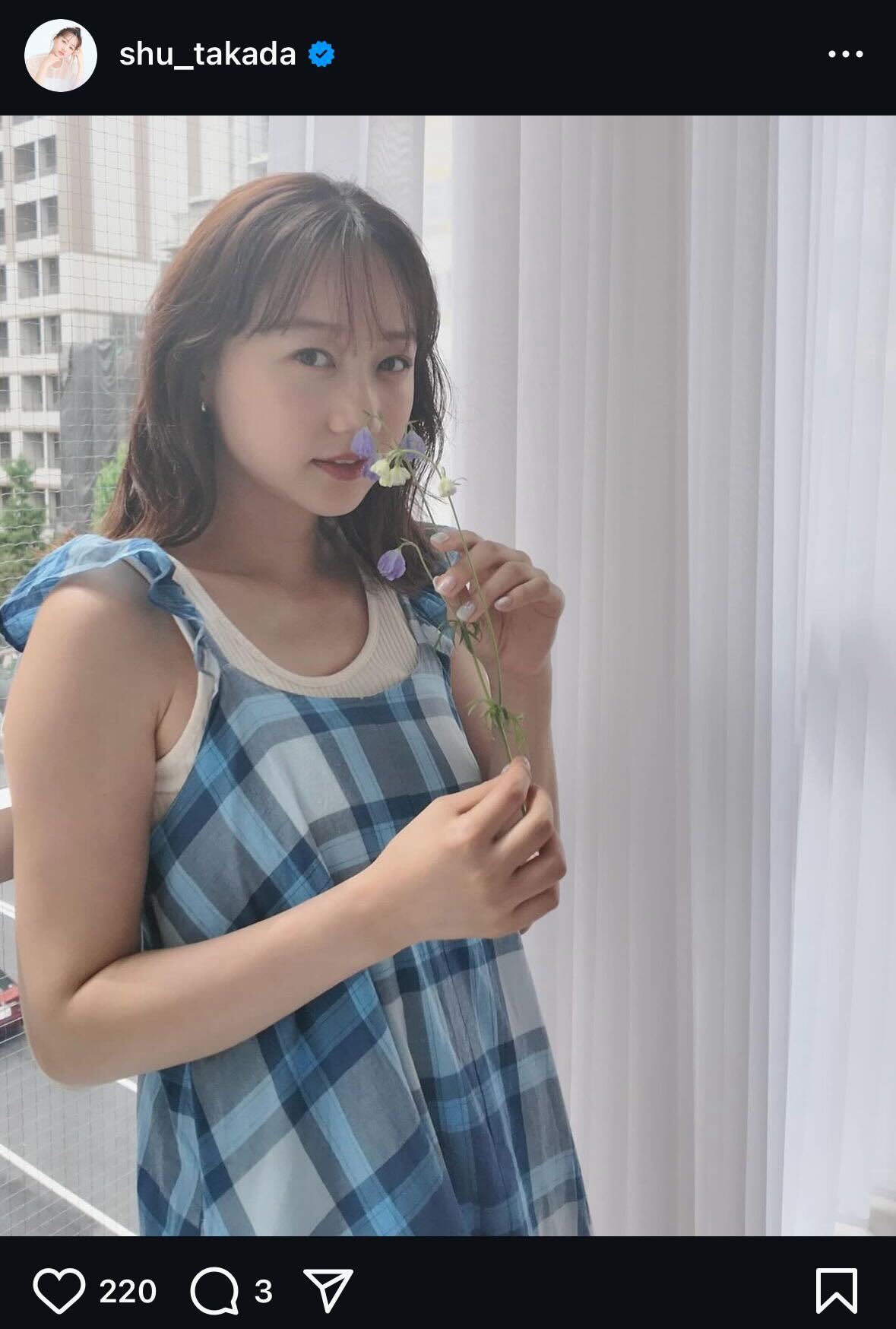 高田秋インスタグラムから