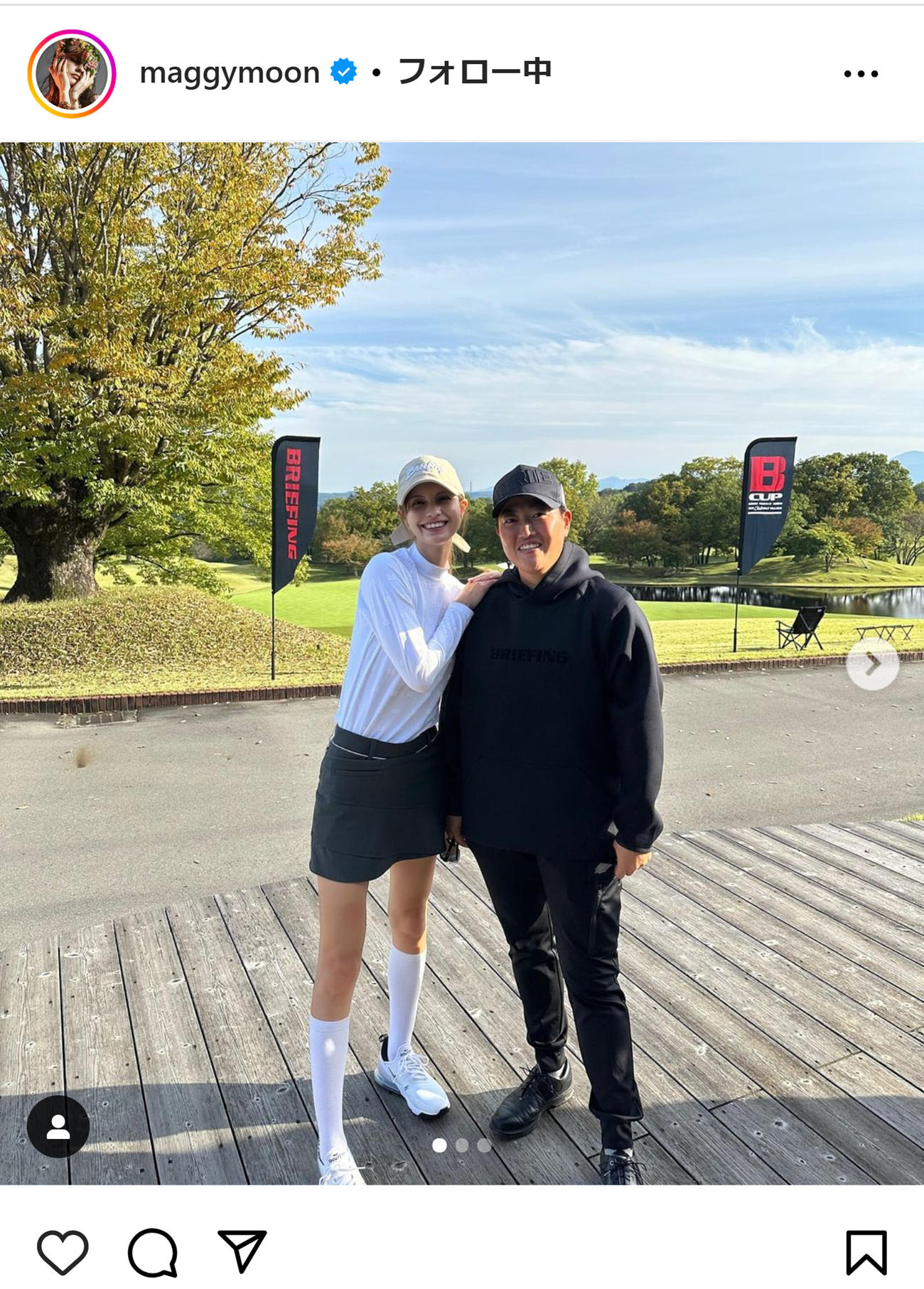 マギーのインスタグラムから