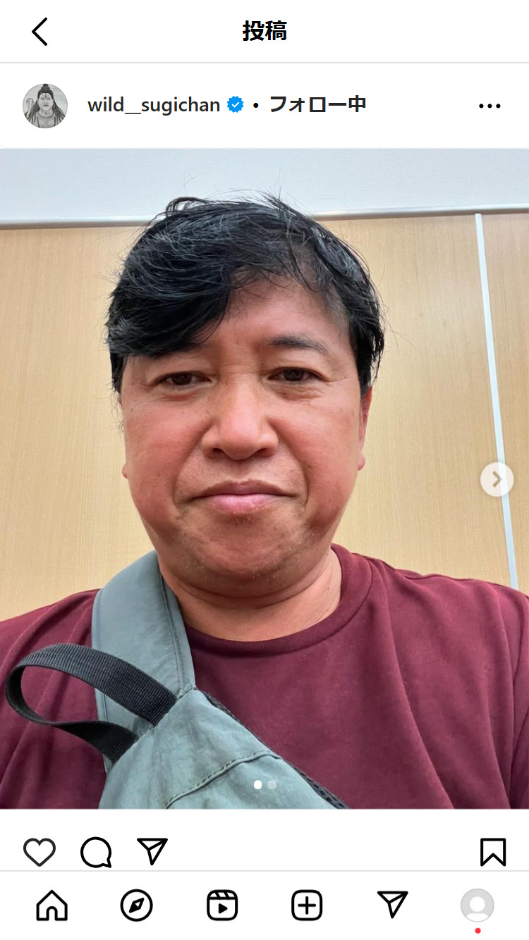 スギちゃんのインスタグラムから