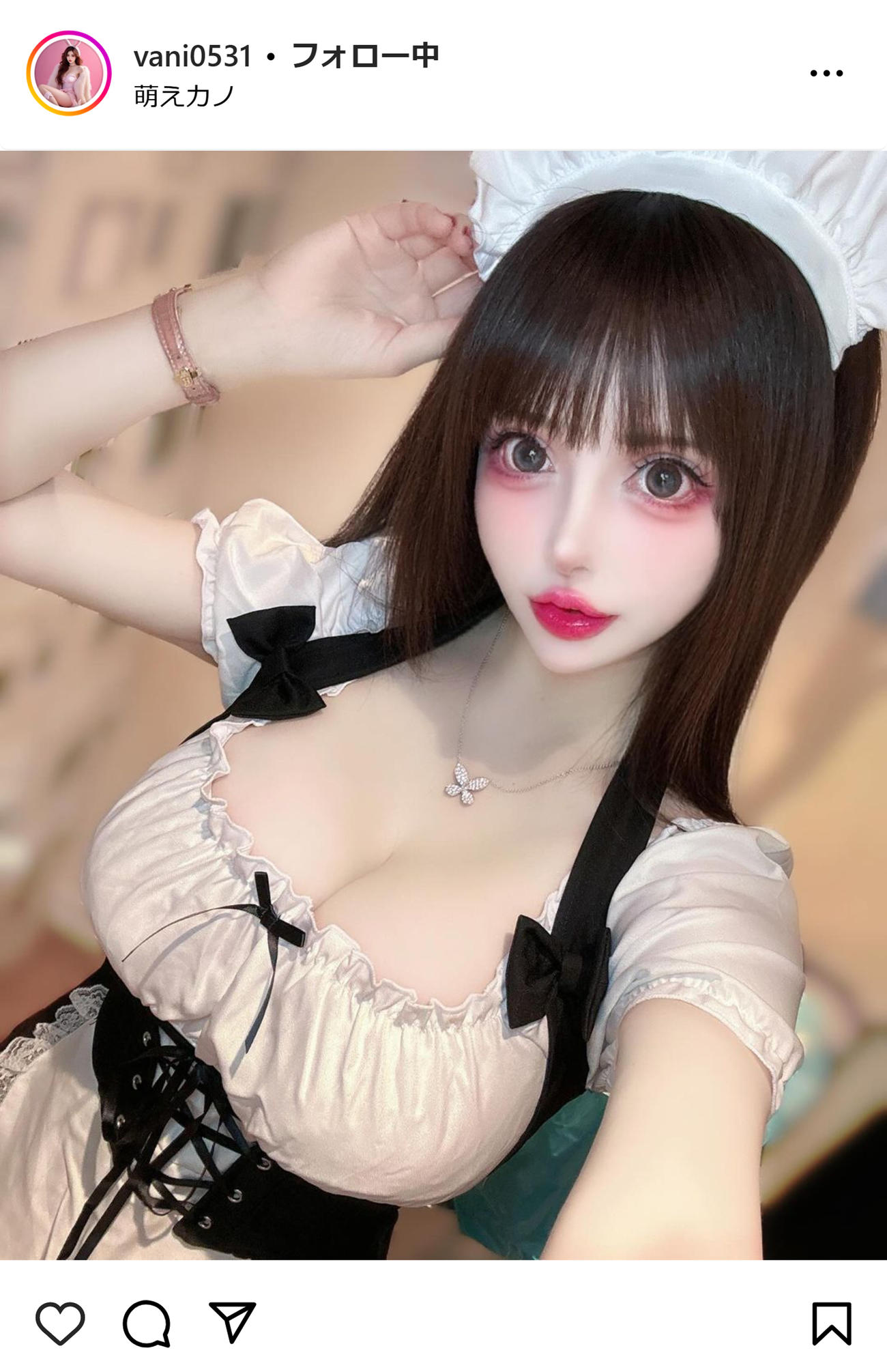 ヴァニラのインスタグラムから