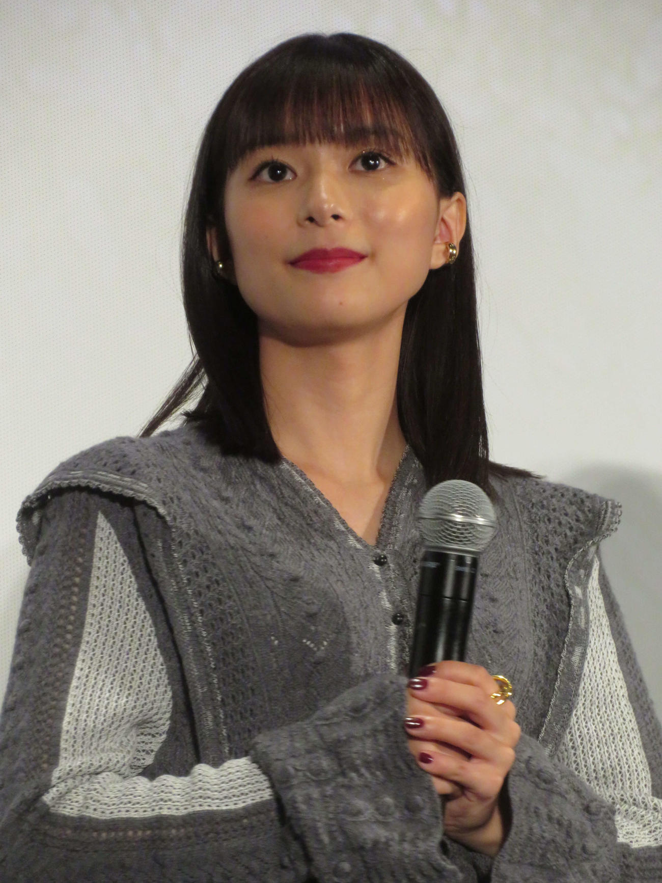 映画「雪の花ーともに在りてー」東京国際映画祭上映に登壇した芳根京子（撮影・村上幸将）
