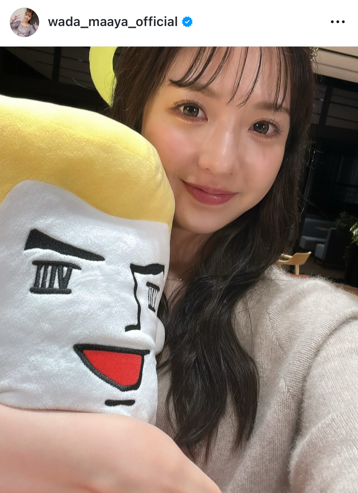 和田まあやのインスタグラムから