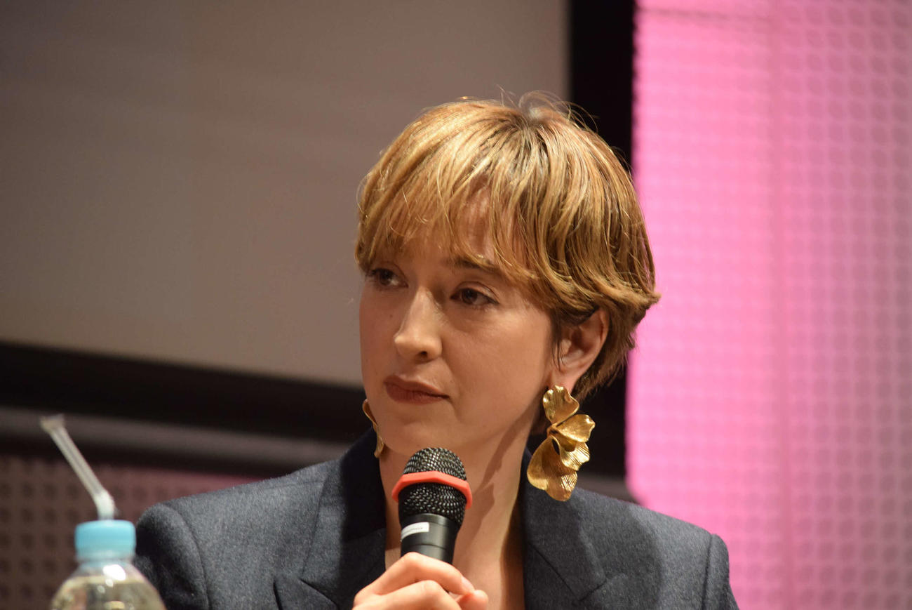 「Animal Protection」イベントに登壇した滝川クリステル氏（撮影・阪口孝志）