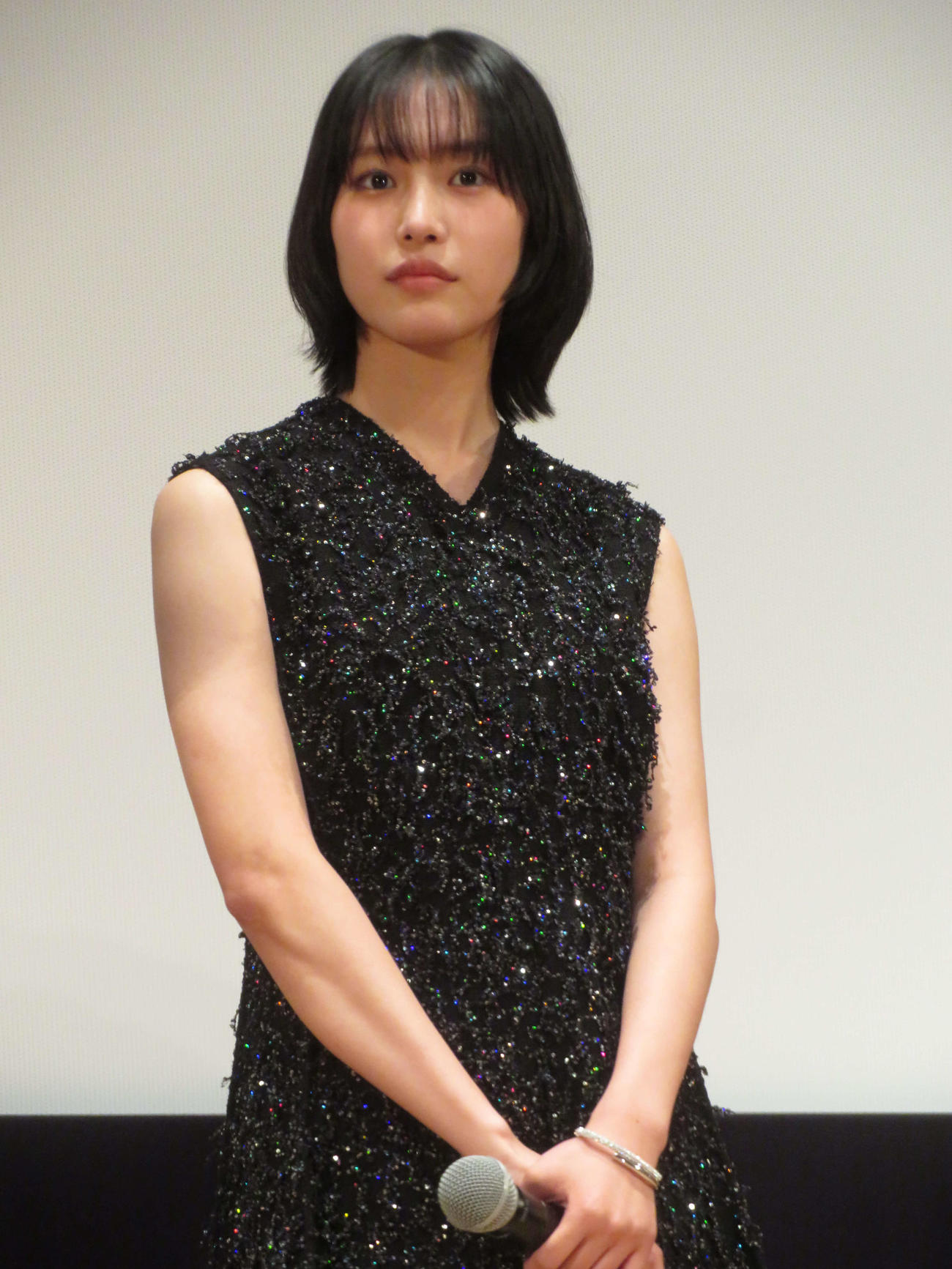 東京国際映画祭TIFFシリーズ部門に出品のDMM TVオリジナルドラマ「外道の歌」ワールドプレミアに登壇した南沙良（撮影・村上幸将）