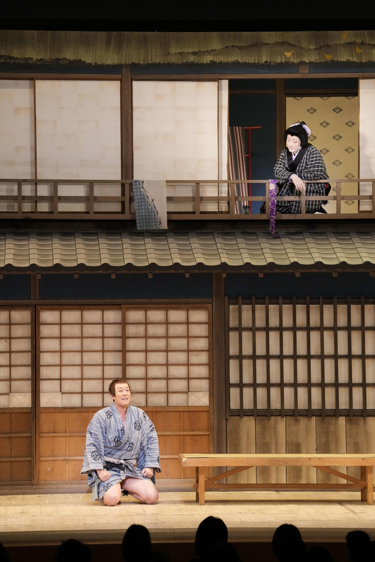 「明治座　十一月花形歌舞伎」の昼の部「一本刀土俵入」に出演する中村勘九郎（左）、中村七之助（C）松竹