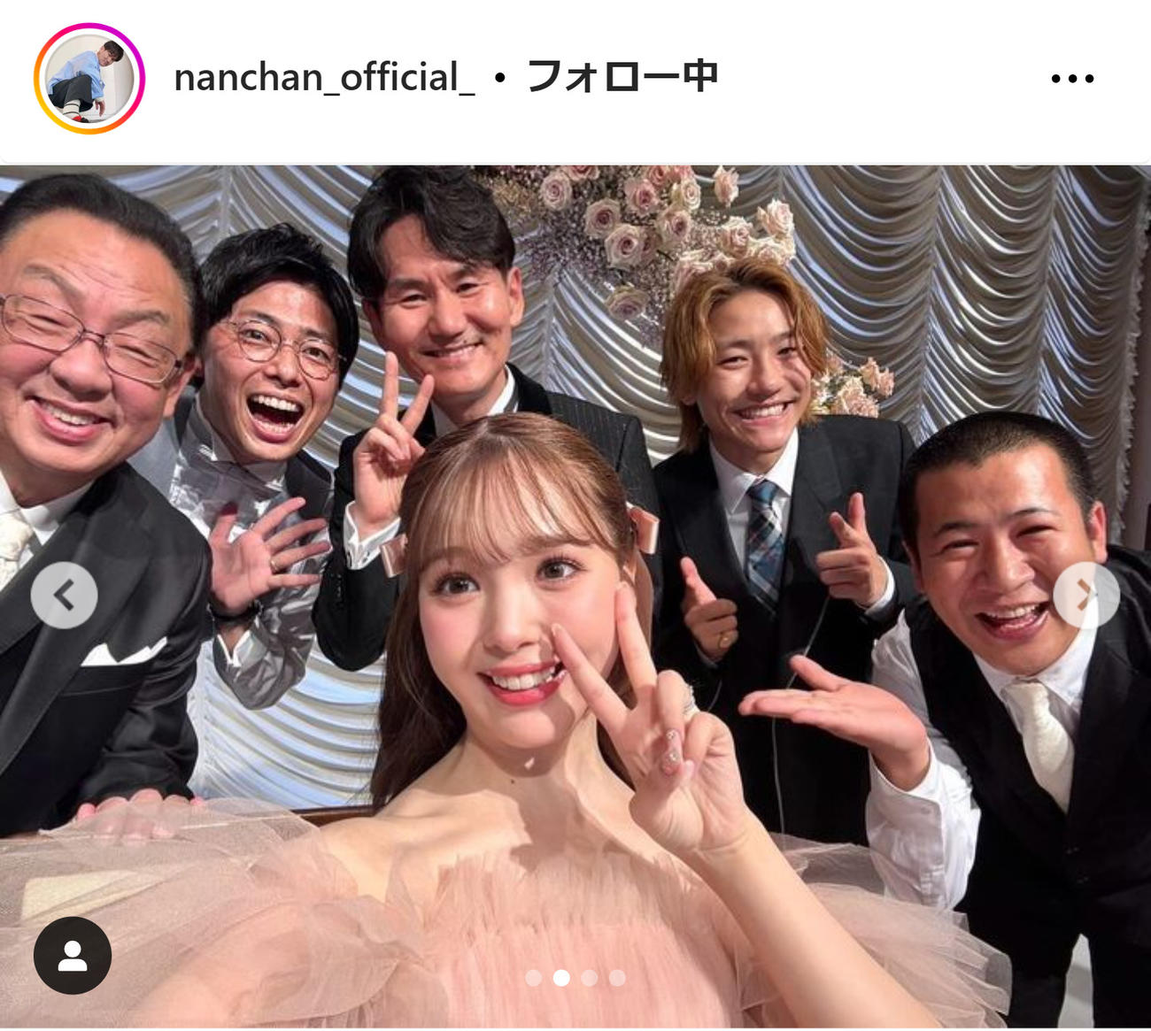 南原清隆のインスタグラムから